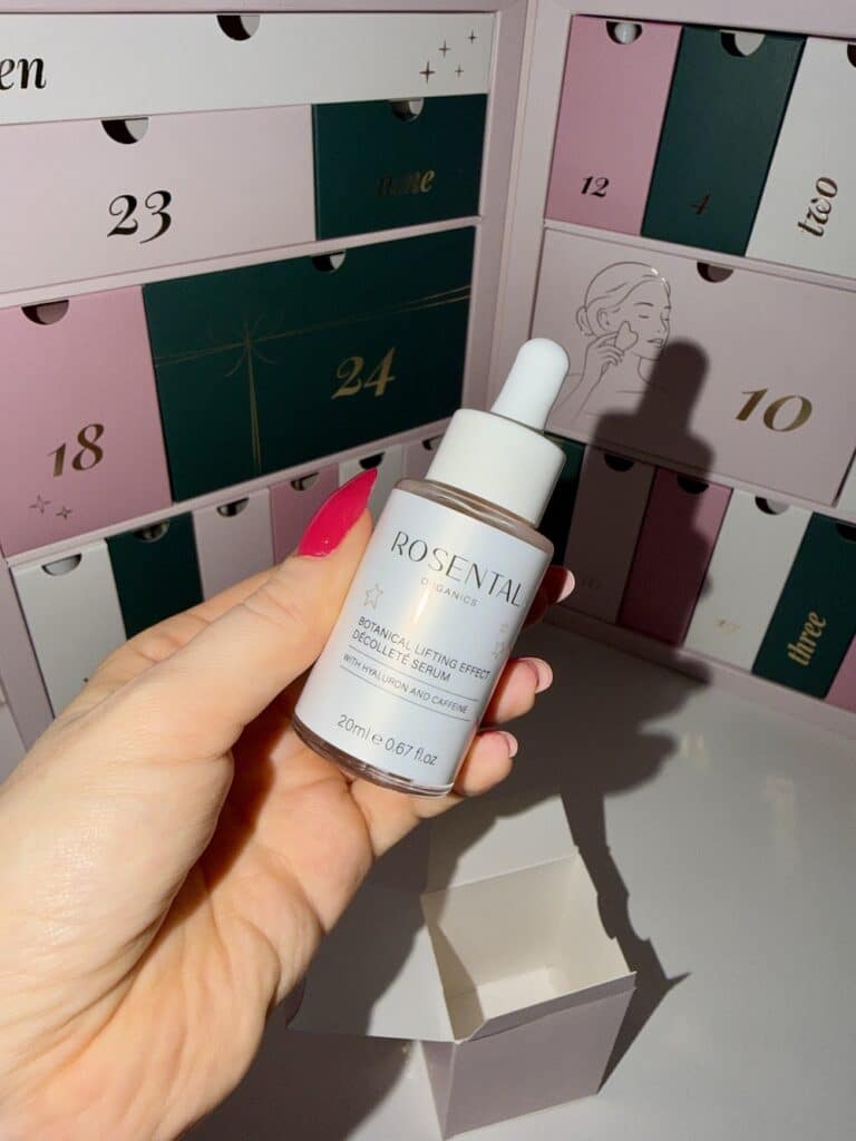 Botanical Lifting Effect Dekolleté Serum Adventskalender Rosental Organics 2026 Unboxing Spoiler