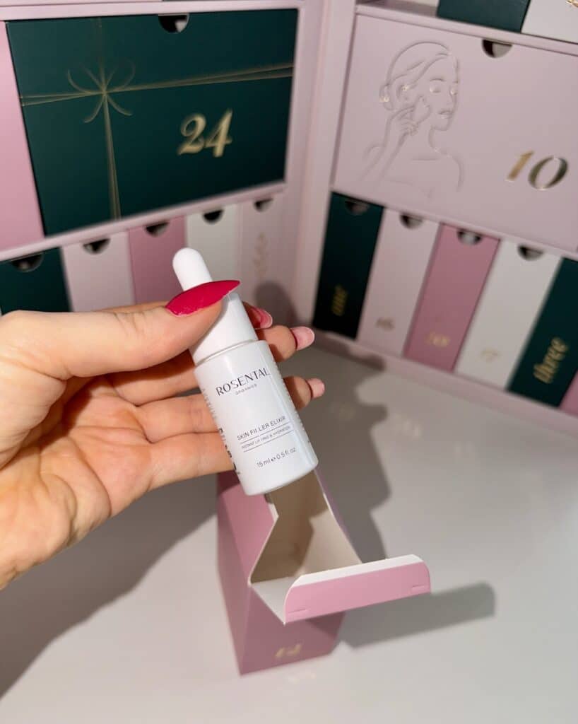 Großes Skin Filler Elixir Serum 15 ml Serum Adventskalender Rosental Organics 2026 Unboxing Spoiler