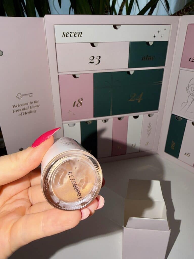 Schimmerndes Botanical Lifting Effect Dekolleté Serum Adventskalender Rosental Organics 2026 Unboxing Spoiler