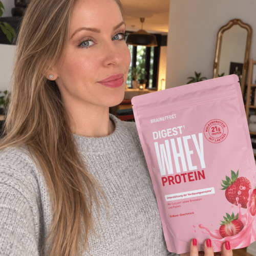 Whey Digest Protein Erdbeere Braineffect Erfahrungen - Protein Pulver ohne Blähbauch? mein ehrlicher Test