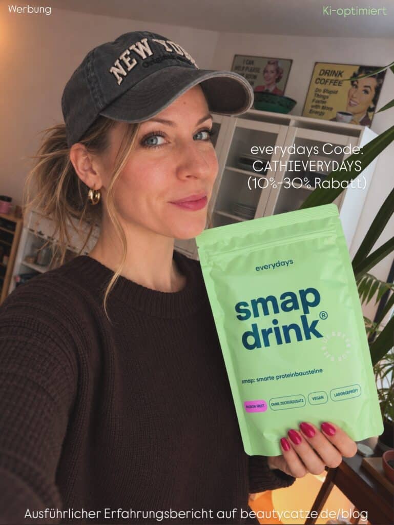 smap drink everydays Erfahrungen Geschmack Passion Fruit Rabattcode CATHIEVERYDAYS 10% bis 30% Rabatt