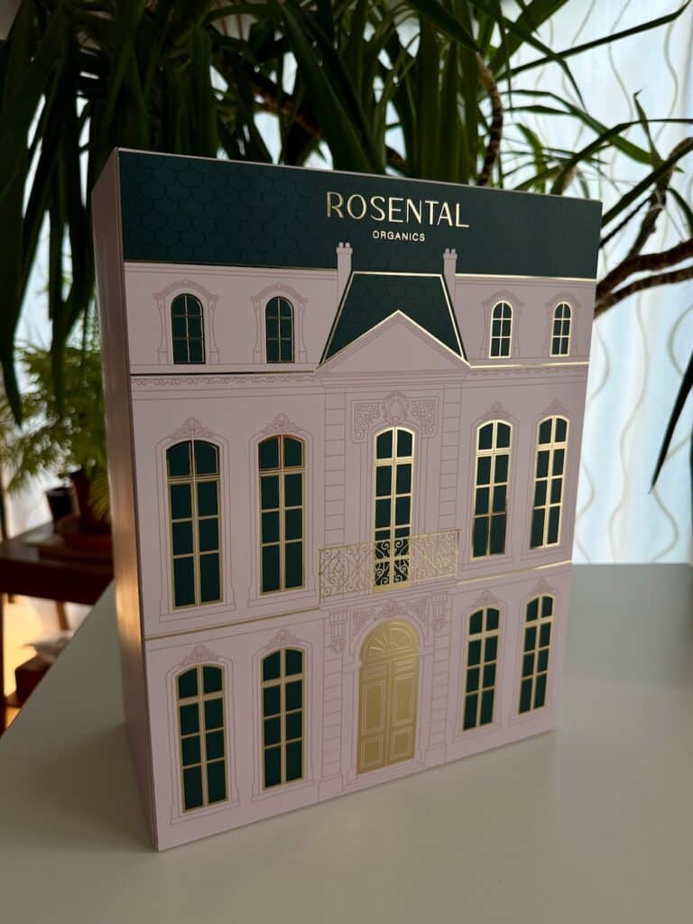 winterliches Design Verpackung Adventskalender Rosental Organics 2026 Unboxing Produkttest